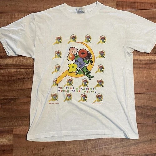 Paul McCarthey World Tour -Concert Brockum 1980s vintage concert t-shirt, vintage, size L, single stitch, B+ condition
