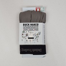 Duluth Trading Co Buck Naked Extra Long Boxer Briefs Mens XL Graphite