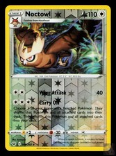 Noctowl 144/202 Pokemon Sword & Shield Reverse Holo Near Mint kawayoo