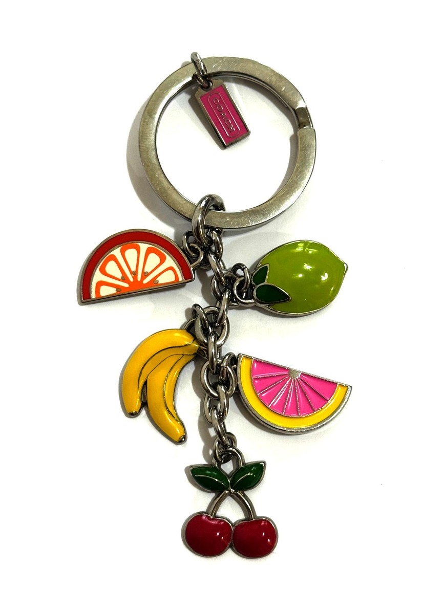 MINT Coach FRUITS Banana Cherry Orange Lemon Watermelon Keychain