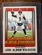 2025 Score - League Leaders -  Joe Burrow #1. BV $8