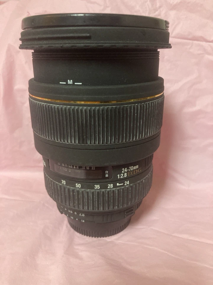 Sigma 24-70mm 2.8 EX-DG lens NIKON F mount - Image 3 of 4