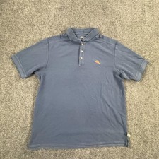 Tommy Bahama Polo Shirt Mens Medium Blue Marlin Logo Short Sleeve Casual