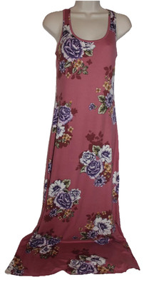 Super Soft Maxi Floral Summer Dress by Coco USA Made Size S NWOT