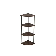 4 Tier Corner Shelf，Corner Shelves，Shelf for Living Room Decor， Kitchen Shelv...