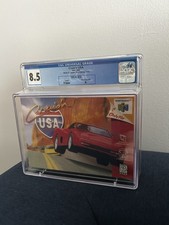 Crusin’ Usa Red Label Launch 💎 nintendo 64 CGC 8.5 A+ WATA PSA VGA sealed !!
