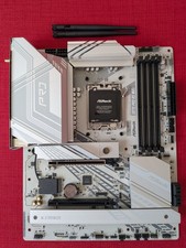 Asrock X870 Pro RS WiFi DDR5 ATX AM5 Motherboard Wi-Fi 7 | Bluetooth 5.4 - White