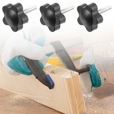 15pcs Premium Manual Screws Portable Thread Knobs Practical Clamping Knobs