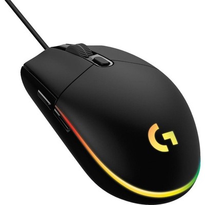 Logitech G203 LIGHTSYNC Gaming Maus Schwarz