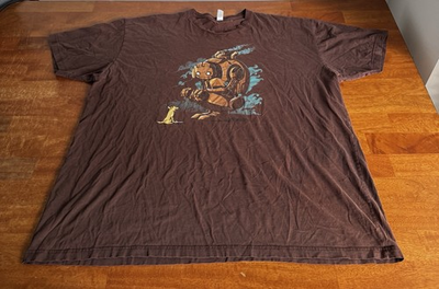 #ad #ad Shirt Woot Asphalt T Shirt Men#x27;s Size 3x Dog Robot Brown $4.00