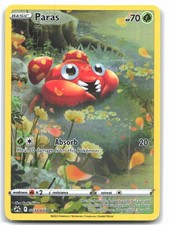Paras GG32/GG70 SWSH: Crown Zenith: Galarian Gallery Holo Pokemon UR MP