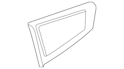 Genuine Audi Lift-Gate Trim Cover 4K9-867-657-4PK