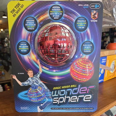 Wonder Sphere Magic Hover Ball RED LED Tricks & Stunts *HOT ITEM* Seen On TIKTOK