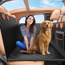 Truck Back Seat Extender for Dogs Hard Bottom Holds 500lbs,Dog Car Seat Cover...