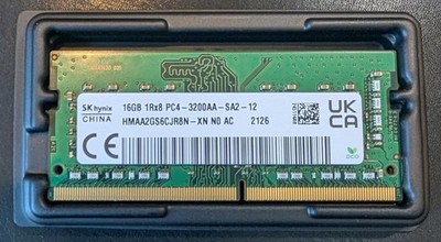 SK HYNIX HMAA2GS6CJR8N-XN 16GB 1Rx8 PC4-3200AA-SA2-12 DDR4 CL22 SODIMM - Tested