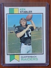 1973 Topps Ken Stabler RC #487 Oakland Raiders Rookie Card HOF QB Vintage. rookie card picture