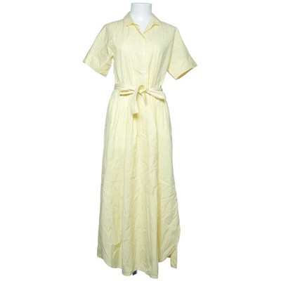 Weekend MaxMara, Blusenkleid, Größe: 32/34, Gelb/Weiß, Baumwolle, Streifen #u6m