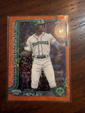 2025 Topps Pro Debut Chrome Kyle Henley Orange Mini-Diamond Refractor /25
