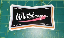 Whataburger Since 1950 Decal Sticker Texas Burger