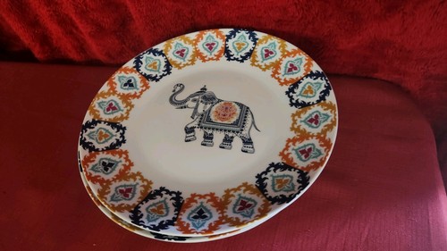 Set 10: Piatti globali per cena e insalata, diametro elefante/fiore 10,25" e 7,5" - Foto 9 di 17