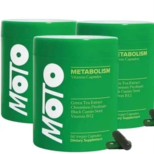 MOTO - Metabolism Boosting Capsule - Energy, Curb Cravings, Healthy Metabolism