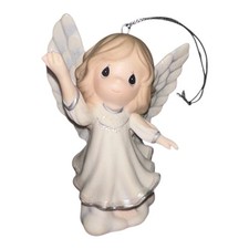 Precious Moments Christmas Ornament - Lift Every Voice and Sing Ceramic Angel