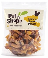 Pet 'n Shape Sweet Potato Chews Jerky Dog Treats - 1 Pound