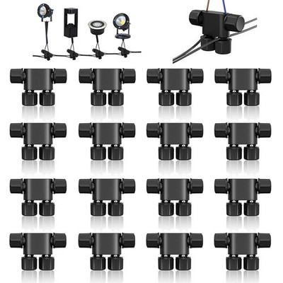 16 Pack Low Voltage Wire Connectors for Landscape & LED Lights