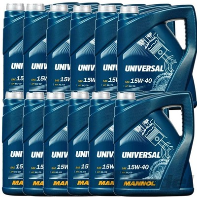 60L MANNOL UNIVERSAL 15W40 MOTORÖL MINERALISH passend für RENAULT RN0710 PSA B71