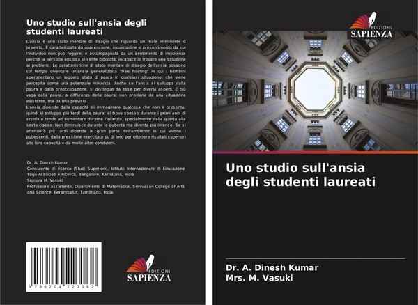 A. Dinesh Kumar (U. A.) | Uno Studio Sull'ansia Degli Studenti Laureati | Buch-image