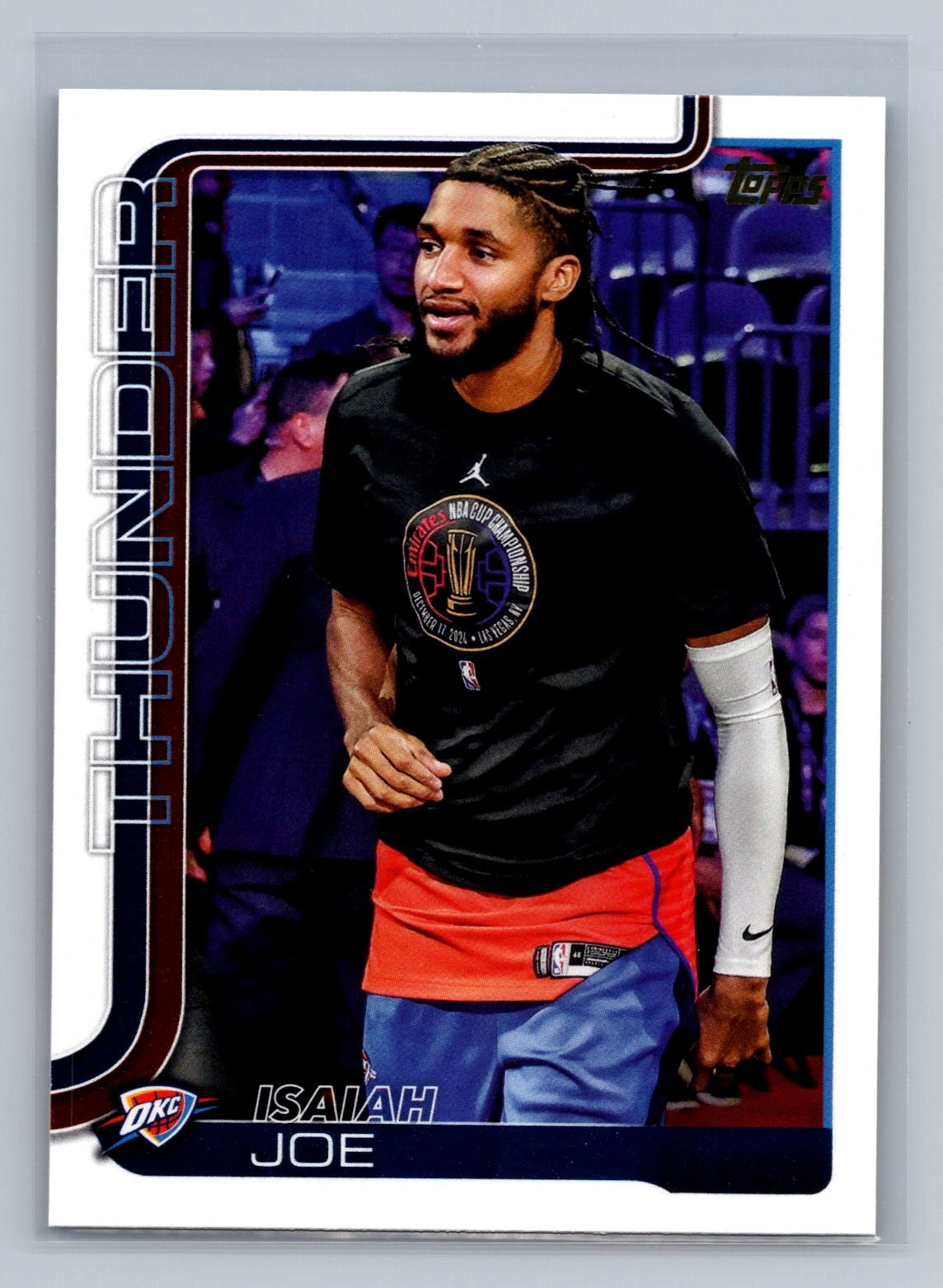 Isaiah Joe 2025-26 Topps #121 Golden Mirror Variation OKC