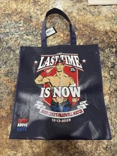 WWE John Cena Tote Bag Final Match Washington Dc Farewell Tour 2025 RARE