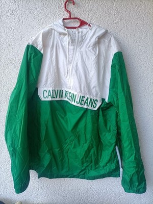 Calvin Klein Jeans men's color block anorak windbreaker jacket. Gr. XXL