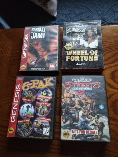 Vintage Lot 4 Sega Genesis Games