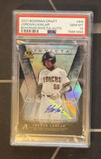 2021 Topps Bowman Draft Invicta Jordan Lawlar Rookie Auto /99 #BI-6PSA 10