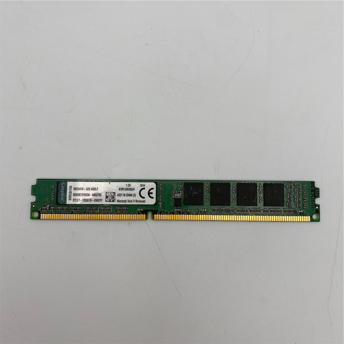 Kingston 4GB PC3-10600 DDR3-1333MHz KVR400X64C3A/512