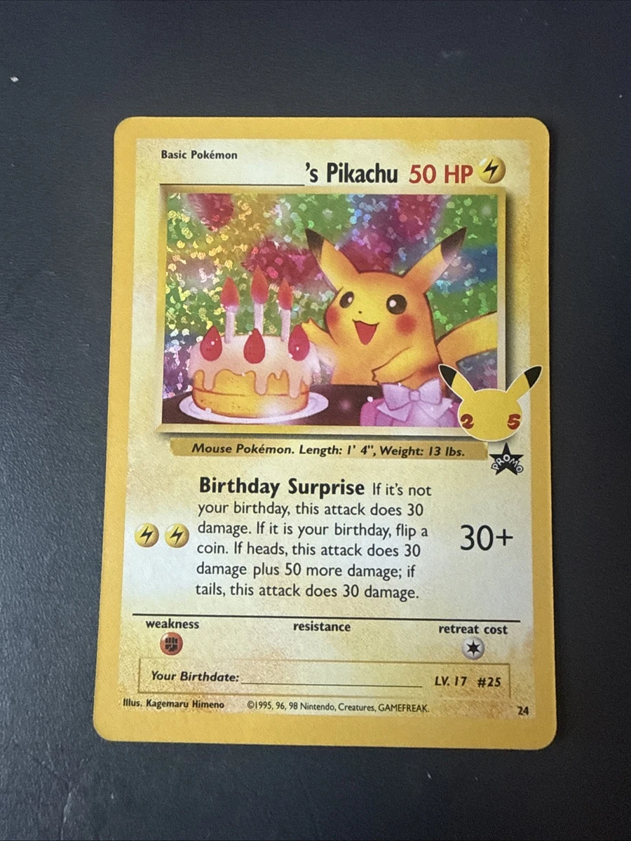 ______'s Pikachu Pokémon TCG Cards for sale | eBay