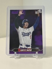 Shohei Ohtani 2024 Topps Stadium Club Purple Foil /75 #200 Dodgers