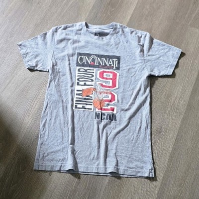 19NINE Cincinnati Bearcats Final Four 1992 Gray Shirt Size S NCAA Basketball