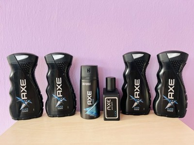 Axe Click Deodorant 150ml & Shower Gel (4x250ml) & Eau De Toilette 100ml New