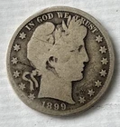 1899 O Barber Half Dollar 50c 90% Silver