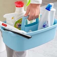 Large Cleaning Supplies Caddy Portable Shower Basket Supply Organizer