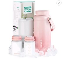 New WEMOH Breast Milk Cooler Bottle - 12H Ice-Cold/24H Safe Storage, TSA Exempt