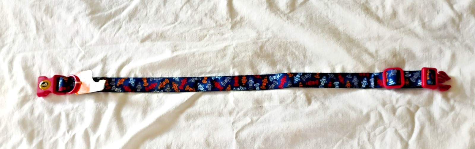 Pet Champion Large Durable Adjustable Collar 1" x 16-26" Fire Hydrant Design