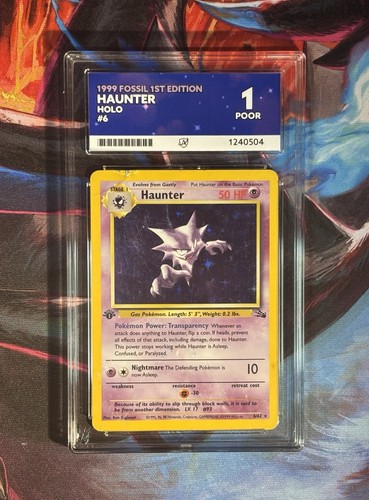 Haunter (1st Edition) graded ACE 1 for sale on eBay
