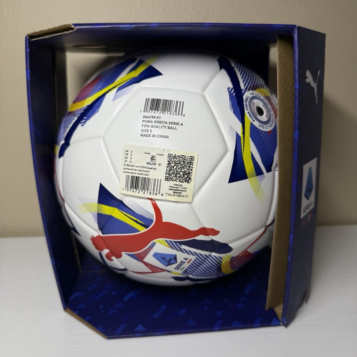 Puma Orbita Serie A FIFA Quality Pro Official Match Ball 24/25 for