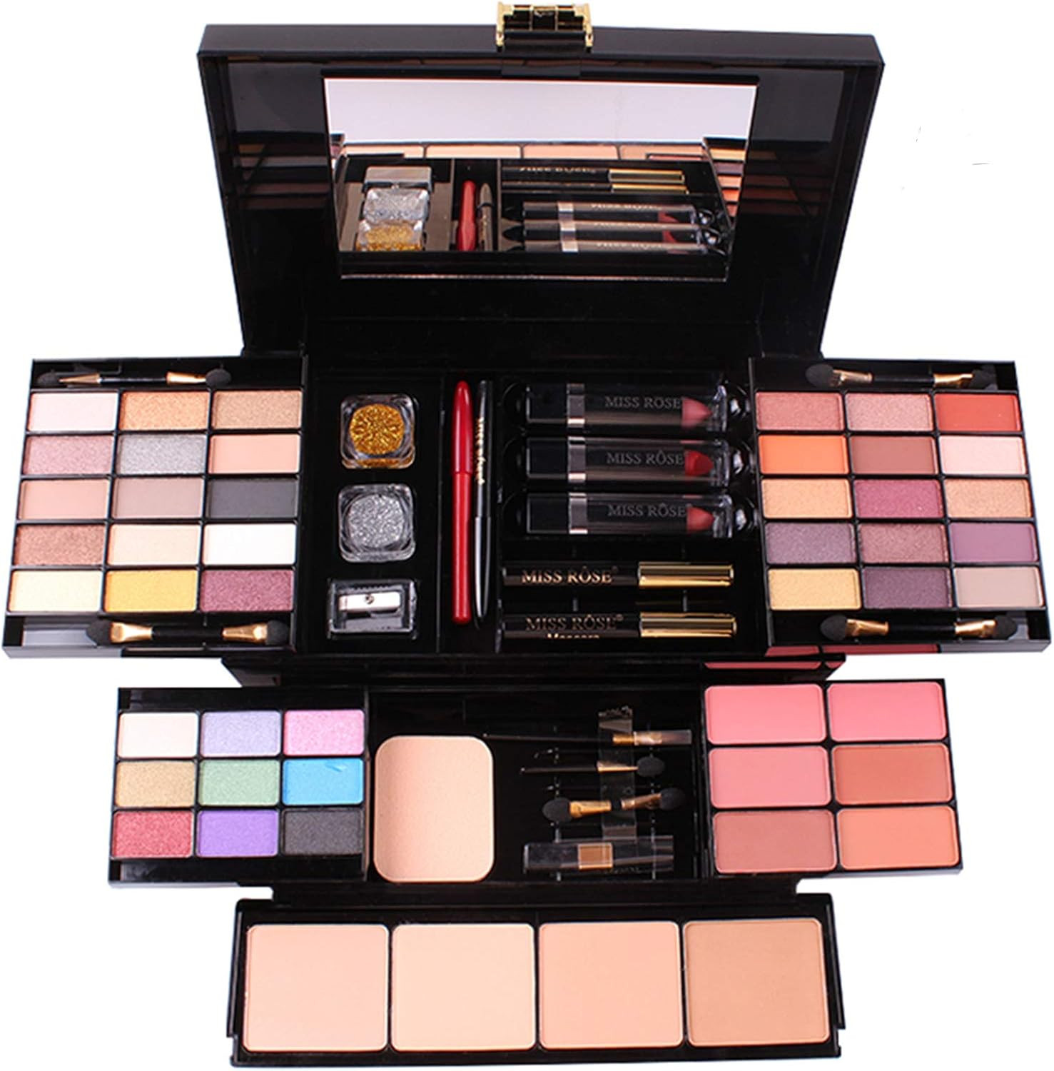 Palette Trucco Artistica 54 Colori | Pigmenti Puri per Occhi Viso Labbra