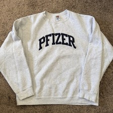 Vintage Pfizer Pharmaceuticals Sweatshirt Crewneck Pullover Size L