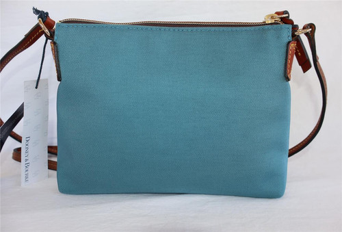 Dooney & Bourke Teal Nylon Crossbody Pouchette NEW - Imagen 4 de 13