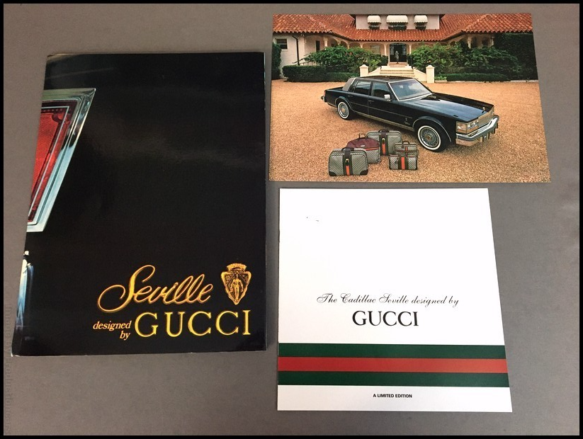 1979 Cadillac Seville Gucci Limited Vintage Car Sales Brochure